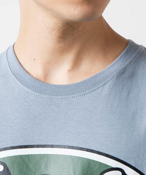 WEGO（ウィゴー）の「WEGO/オーバルロゴプリント半袖Tシャツ（Tシャツ/カットソー・メンズ・ダークグリーン/サックスブルー・SMALL/MEDIUM/LARGE/X-LARGE）」の15枚目の写真