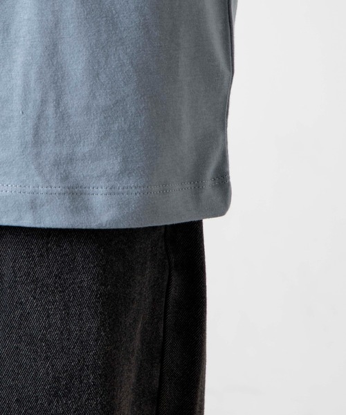 WEGO（ウィゴー）の「WEGO/オーバルロゴプリント半袖Tシャツ（Tシャツ/カットソー・メンズ・ダークグリーン/サックスブルー・SMALL/MEDIUM/LARGE/X-LARGE）」の13枚目の写真