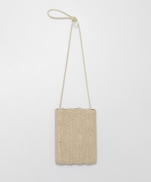 Lilas Campbell(リラキャンベル)の「【別注】 Lilas Campbell×DOORS サコッシュ(ショルダーバッグ・レディース・ホワイト系その他/ブラック系その他・ONE)」の11枚目の写真