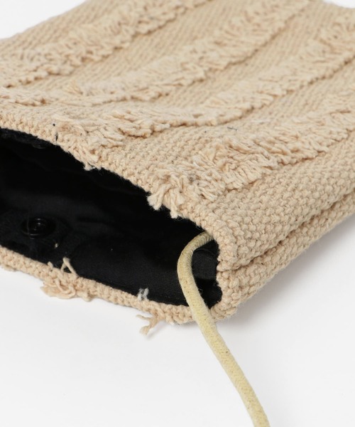 Lilas Campbell(リラキャンベル)の「【別注】 Lilas Campbell×DOORS サコッシュ(ショルダーバッグ・レディース・ホワイト系その他/ブラック系その他・ONE)」の8枚目の写真