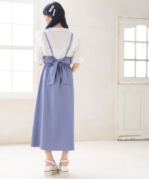 Newlyme（ニューリーミー）の「バックリボンワンピース（ワンピース