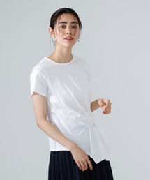 CAST: | ウエストギャザークルーネックT(Tシャツ/カットソー)