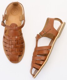FREAK'S STORE | 【WEB限定】AMIT LEATHER COMPANY /アミットレザーカンパニー 編み込みストラップサンダル(グルカサンダル)(サンダル)