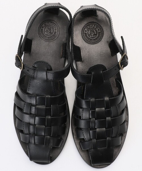 FREAK'S STORE（フリークスストア）の「【WEB限定】AMIT LEATHER COMPANY /アミットレザーカンパニー 編み込みストラップサンダル(グルカサンダル)（サンダル・レディース・ホワイト/ブラック/ブラウン・38/36/37）」の5枚目の写真