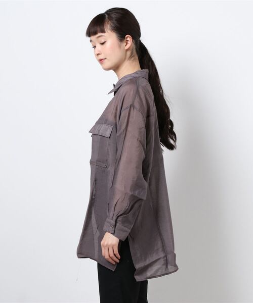 SPINNS スピンズ アウター トレンチコート 長袖 ブルー L デニム 極美品☆SPINNS スピンズ アウター トレンチコート 長袖 L デニム