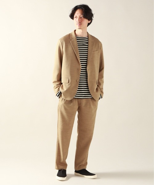 JOURNAL STANDARD relume(ジャーナルスタンダード レリューム)の「TEC PANAMA イージーパンツ(スラックス・メンズ・ブラック/ベージュ/アイボリー・MEDIUM/LARGE)」の4枚目の写真