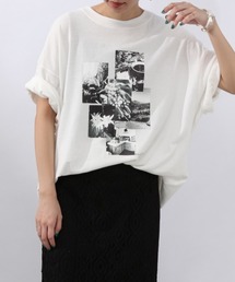 JEANASIS | リサイクルコーヒーコラージュＴ/952195(Tシャツ/カットソー)