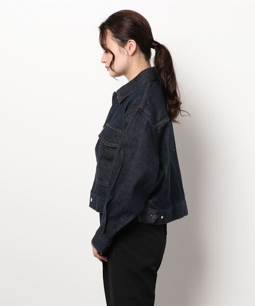 SERGE de bleu（サージ）の「【 SERGE de bleu / サージ 】 MACARON DENIM JACKET／DRY　マカロン デニムジャケット ドライ（デニムジャケット・レディース・インディゴブルー・FREE）」の13枚目の写真