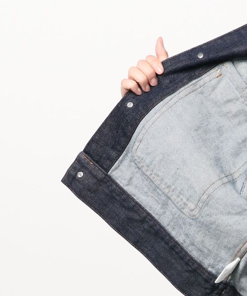 SERGE de bleu（サージ）の「【 SERGE de bleu / サージ 】 MACARON DENIM JACKET／DRY　マカロン デニムジャケット ドライ（デニムジャケット・レディース・インディゴブルー・FREE）」の15枚目の写真