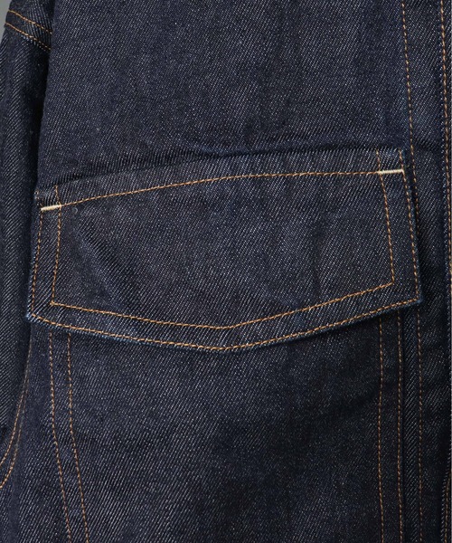 SERGE de bleu（サージ）の「【 SERGE de bleu / サージ 】 MACARON DENIM JACKET／DRY　マカロン デニムジャケット ドライ（デニムジャケット・レディース・インディゴブルー・FREE）」の6枚目の写真