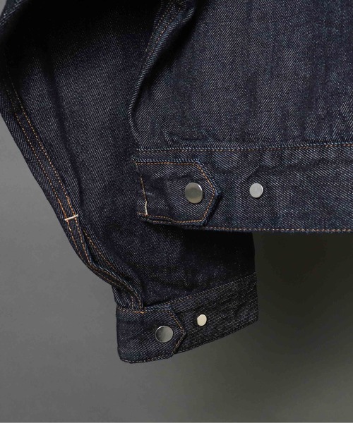 SERGE de bleu（サージ）の「【 SERGE de bleu / サージ 】 MACARON DENIM JACKET／DRY　マカロン デニムジャケット ドライ（デニムジャケット・レディース・インディゴブルー・FREE）」の9枚目の写真