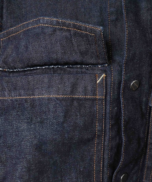 SERGE de bleu（サージ）の「【 SERGE de bleu / サージ 】 MACARON DENIM JACKET／DRY　マカロン デニムジャケット ドライ（デニムジャケット・レディース・インディゴブルー・FREE）」の11枚目の写真