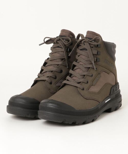 PALLADIUM(パラディウム)の「PALLADIUM/パラディウム PAMPA X TECH WPN / パンパ エックステック 防水ブーツ レインブーツ 06874(スニーカー・メンズ・ゴールド/ブラック/ブラウン・26.5cm/27.5cm/28.0cm/27.0cm/26.0cm/25.5cm/25.0cm)」の3枚目の写真