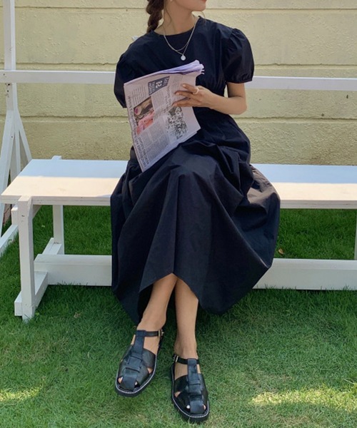 SMILE ORCHID（スマイルオーキッド）の「フェイクレザー編み込みグルカサンダル（サンダル・レディース・アイボリー/ブラック/ブラウン・38/37/39）」の10枚目の写真