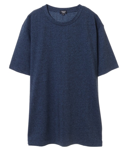 CROWDED CLOSET(クラウデッドクローゼット)の「メランジ天竺Uネックカットソー(Tシャツ/カットソー・メンズ・ベージュ/オレンジ/ネイビー・03/02/04)」の11枚目の写真