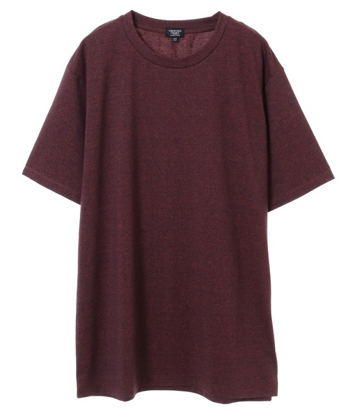 CROWDED CLOSET(クラウデッドクローゼット)の「メランジ天竺Uネックカットソー(Tシャツ/カットソー・メンズ・ベージュ/オレンジ/ネイビー・03/02/04)」の10枚目の写真