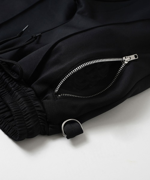 X-girl（エックスガール）の「JERSEY BONTAGE PANTS（その他パンツ・レディース・ブラック/バーガンディー/グリーン・S/XS/M）」の10枚目の写真