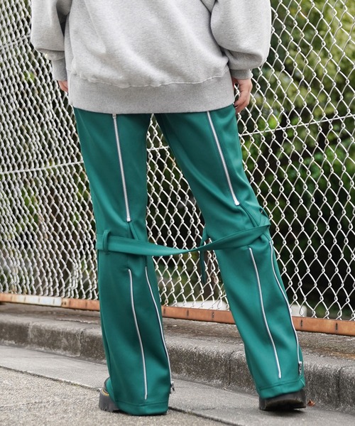 X-girl（エックスガール）の「JERSEY BONTAGE PANTS（その他パンツ・レディース・ブラック/バーガンディー/グリーン・S/XS/M）」の20枚目の写真