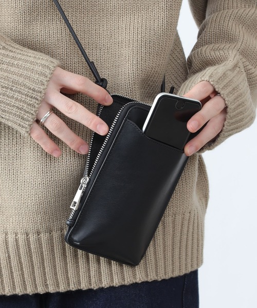 COLONY 2139（コロニートゥーワンスリーナイン）の「【新色追加】スマホお財布ミニショルダーバッグ（ショルダーバッグ・レディース・ブラック/ブラック系その他/グレー/ダークブラウン/レンガ/レオパード/ブラウン系その他/ピンク/ベージュ/ライム/グレー系その他/ブルー/ホワイト/グリーン/ブラック系その他3・FREE）」の4枚目の写真