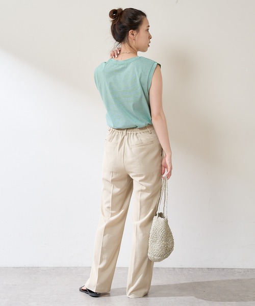 SHENERY（シーナリー）の「センタープレスストレートパンツ（その他パンツ・レディース・ベージュ/イエロー/ブルー・38/36）」の11枚目の写真