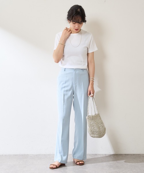 SHENERY（シーナリー）の「センタープレスストレートパンツ（その他パンツ・レディース・ベージュ/イエロー/ブルー・38/36）」の16枚目の写真