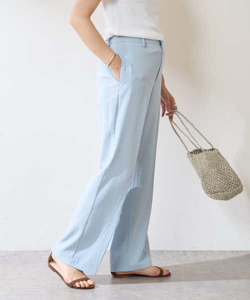 SHENERY（シーナリー）の「センタープレスストレートパンツ（その他パンツ・レディース・ベージュ/イエロー/ブルー・38/36）」の5枚目の写真