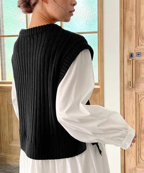 BLACKコムデギャルソン ベストニットドッキングワンピース BLACKコムデギャルソン ベストニットドッキングワンピース 楽天市場