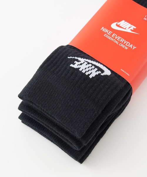 NIKE（ナイキ）の「【WEB限定】【MEN'S】NIKE/ナイキ エッセンシャル3Pクルーソックス/3足セット靴下（ソックス/靴下・メンズ・ブラック/ホワイト・25/27）」の7枚目の写真