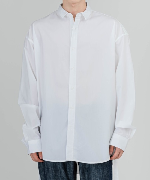 FOLLOWIN(フォロウィン)の「【UNISEX】オーバーフィットベルト付きベーシックシャツ(シャツ/ブラウス・レディース・スカイブルー/ブラック/アイボリー・FREE)」の20枚目の写真