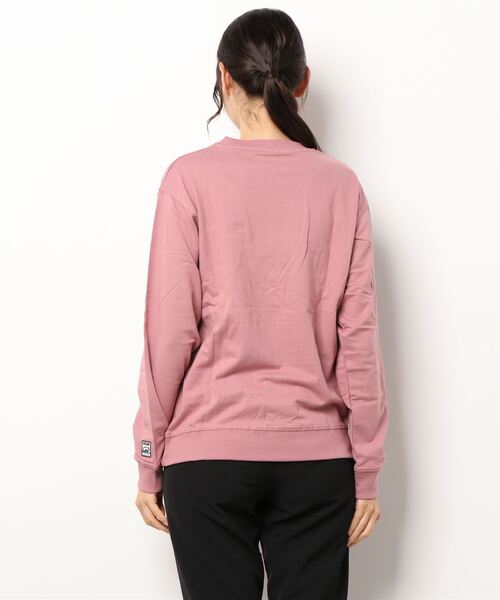 GGD（ジージーディー）の「ゆるシルエットスモーキーカラークルートレーナー　ミニ裏毛　刺繍（スウェット・レディース・ブラック/ブラウン/グレー/ピンク/ブルー/ブラック系その他/グレー系その他/ブラウン系その他/ブルー系その他/ピンク系その他・LL/M/L）」の16枚目の写真