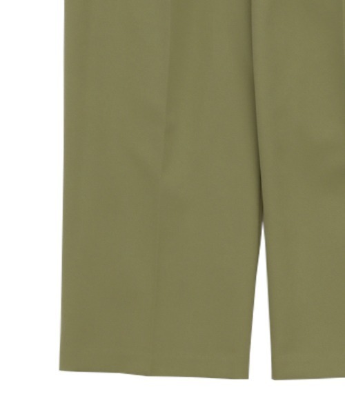 select MOCA by son（セレクトモカバイソン）の「ダブルタックルーズデザインパンツ（スラックス・レディース・ブラック/ライトグリーン/スモークピンク/テラコッタ/ベージュ・SMALL/MEDIUM/X-SMALL）」の9枚目の写真