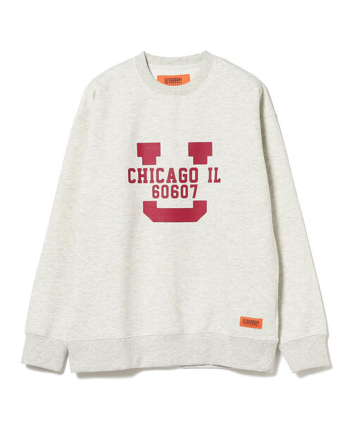 B:MING by BEAMS（ビーミングバイビームス）の「UNIVERSAL OVERALL / ロゴ スウェット（スウェット・レディース・ブラック系その他3/ダークグリーン・MEDIUM/SMALL）」の2枚目の写真