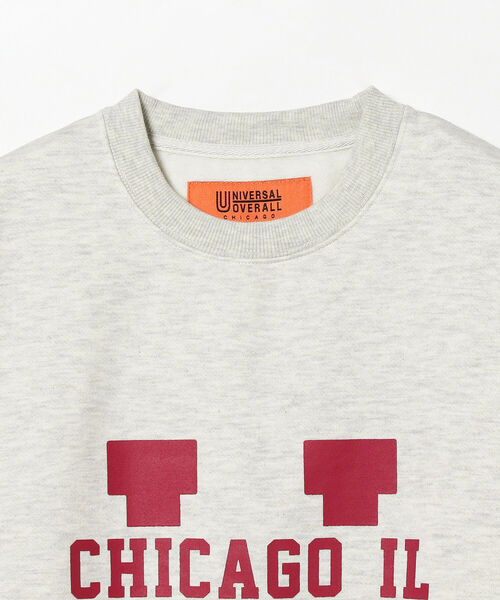 B:MING by BEAMS（ビーミングバイビームス）の「UNIVERSAL OVERALL / ロゴ スウェット（スウェット・レディース・ブラック系その他3/ダークグリーン・MEDIUM/SMALL）」の4枚目の写真