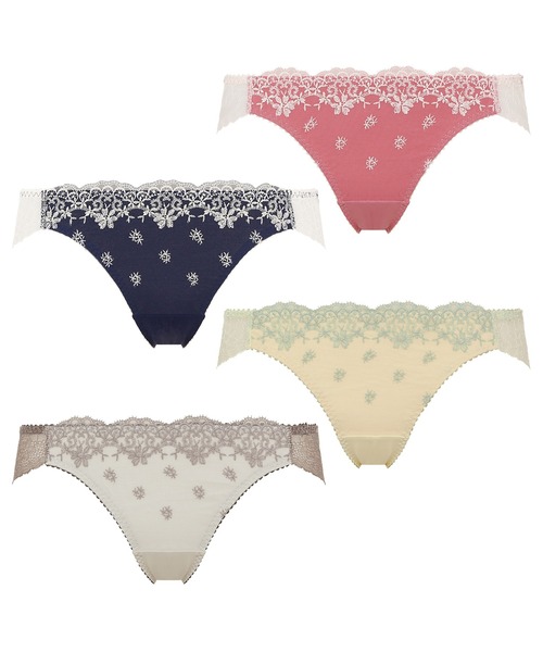 AMOSTYLE BY Triumph（アモスタイルバイトリンプ）の「アクアロータス レギュラーショーツAMST1271 Mini JX（ショーツ・レディース・ホワイト/レッド/イエロー/ブルー・M/L）」の9枚目の写真