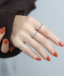 silver925 ダブルハートデザイン シルバーリング®️400 silver925 ダブル」に該当するリングファッション通販 - ZOZOTOWN