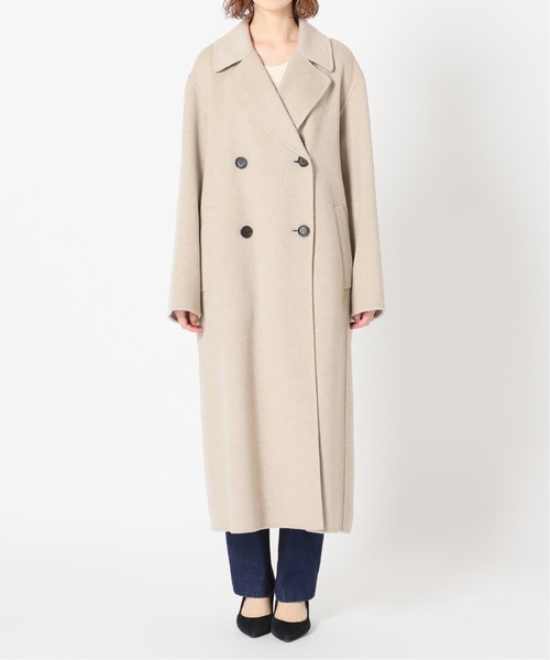 IENA(イエナ)の「スーパー160 ダブルフェイス テーラードコート◆(その他アウター・レディース・ネイビー/ナチュラル・38/36/40)」の5枚目の写真