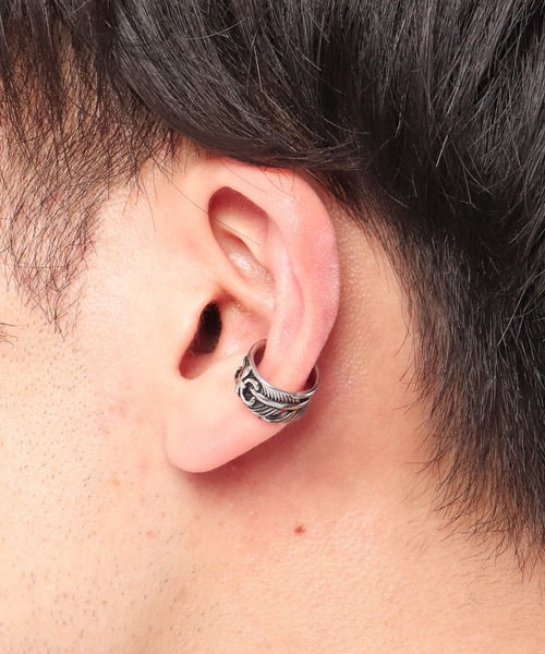 FUNALIVE（ファンアライブ）の「JON シルバーイヤーカフ　ステンレス　両耳 ２点セット（イヤーカフ・メンズ・A/B/C/D/E/F/G/H/I/K/J・FREE）」の10枚目の写真