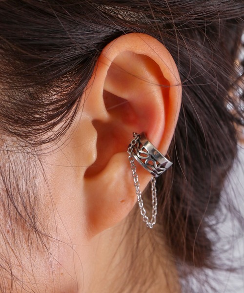 FUNALIVE（ファンアライブ）の「JON シルバーイヤーカフ　ステンレス　両耳 ２点セット（イヤーカフ・メンズ・A/B/C/D/E/F/G/H/I/K/J・FREE）」の11枚目の写真