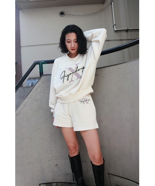 FIG&VIPER（フィグアンドバイパー）の「10th スエットSP（その他パンツ・レディース・ピンク/アイボリー/ダークグレー・FREE）」の8枚目の写真