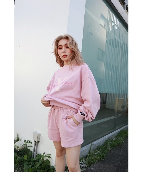 FIG&VIPER（フィグアンドバイパー）の「10th スエットSP（その他パンツ・レディース・ピンク/アイボリー/ダークグレー・FREE）」の14枚目の写真