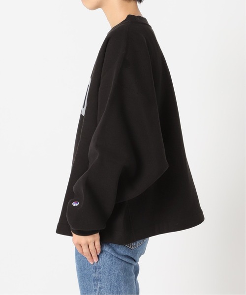 Champion（チャンピオン）の「●《別注》【CHAMPION/チャンピオン】*RELUME REVERSE WEAVE 11.5OZ：スウェット◆（スウェット・レディース・ブラック/カーキ/ベージュ/グレー/ホワイト・L）」の12枚目の写真