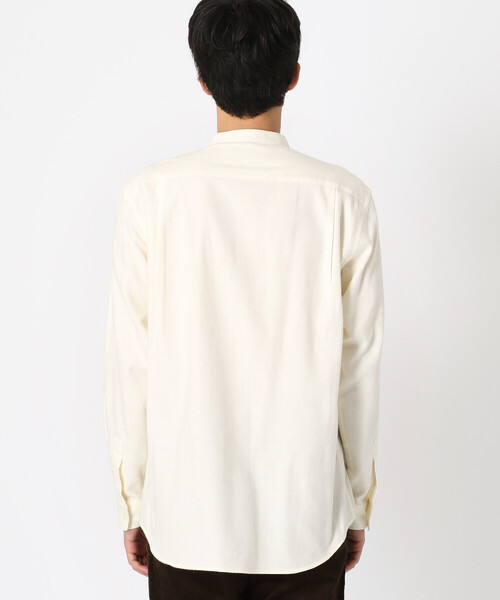 COMME CA ISM（コムサイズム）の「バンドカラー ネルシャツ（シャツ/ブラウス・メンズ・アイボリー/グレー/ブラック・SMALL/MEDIUM/LARGE）」の22枚目の写真