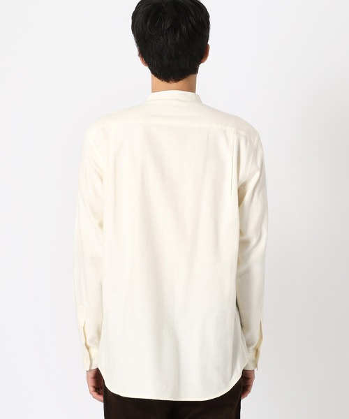 COMME CA ISM（コムサイズム）の「バンドカラー ネルシャツ（シャツ/ブラウス・メンズ・アイボリー/グレー/ブラック・SMALL/MEDIUM/LARGE）」の11枚目の写真