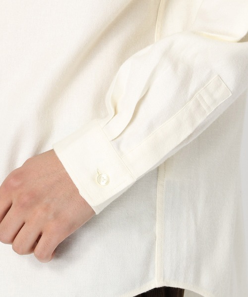 COMME CA ISM（コムサイズム）の「バンドカラー ネルシャツ（シャツ/ブラウス・メンズ・アイボリー/グレー/ブラック・SMALL/MEDIUM/LARGE）」の14枚目の写真