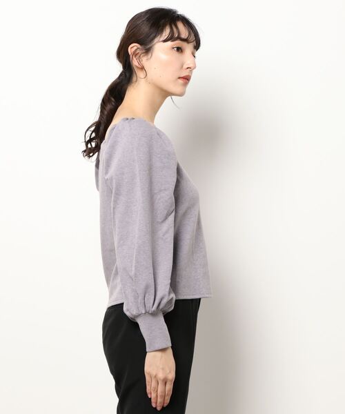 Cheek(チーク)の「パワショルカシュクールTOPS(Tシャツ/カットソー・レディース・ワインレッド/モカ/ラベンダー・MEDIUM)」の19枚目の写真