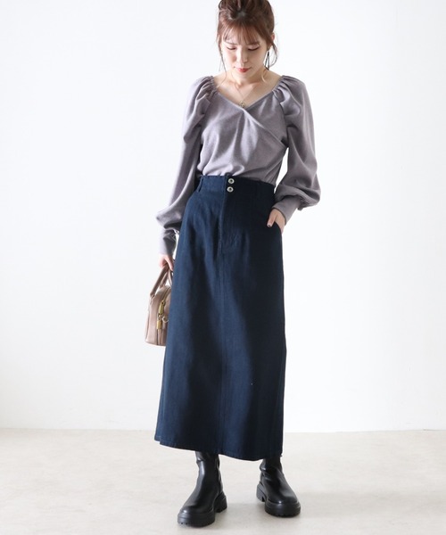 Cheek(チーク)の「パワショルカシュクールTOPS(Tシャツ/カットソー・レディース・ワインレッド/モカ/ラベンダー・MEDIUM)」の20枚目の写真