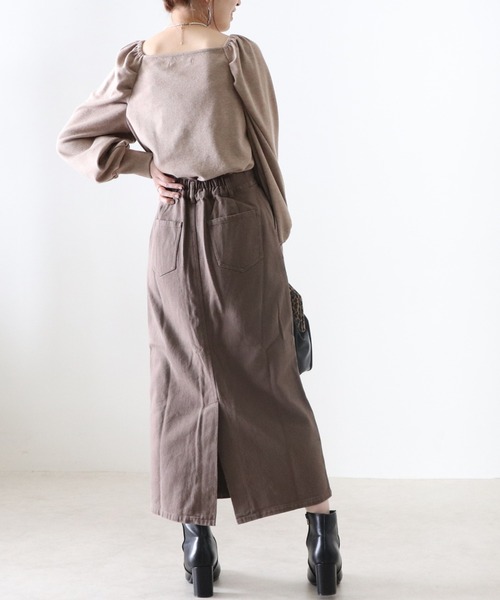 Cheek(チーク)の「パワショルカシュクールTOPS(Tシャツ/カットソー・レディース・ワインレッド/モカ/ラベンダー・MEDIUM)」の18枚目の写真