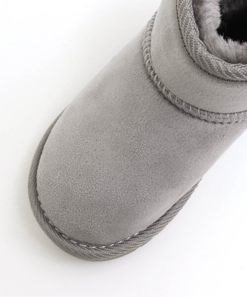 Ampersand(アンパサンド)の「ボアブーツ(トドラー)(ブーツ・キッズ・グレー/ブラック/ベージュ/ダークブラウン/ピンク/レインボー/カーキ・17/18/21/19/20/16)」の11枚目の写真