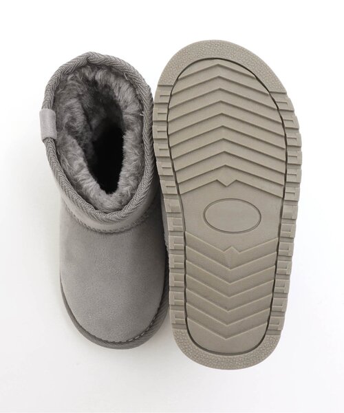 Ampersand(アンパサンド)の「ボアブーツ(トドラー)(ブーツ・キッズ・グレー/ブラック/ベージュ/ダークブラウン/ピンク/レインボー/カーキ・17/18/21/19/20/16)」の13枚目の写真