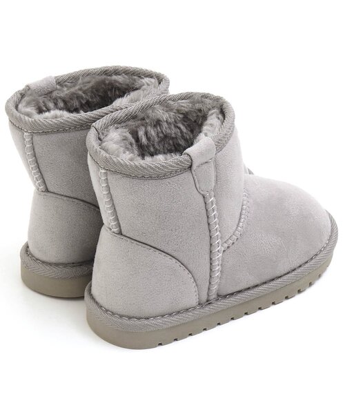 Ampersand(アンパサンド)の「ボアブーツ(トドラー)(ブーツ・キッズ・グレー/ブラック/ベージュ/ダークブラウン/ピンク/レインボー/カーキ・17/18/21/19/20/16)」の16枚目の写真